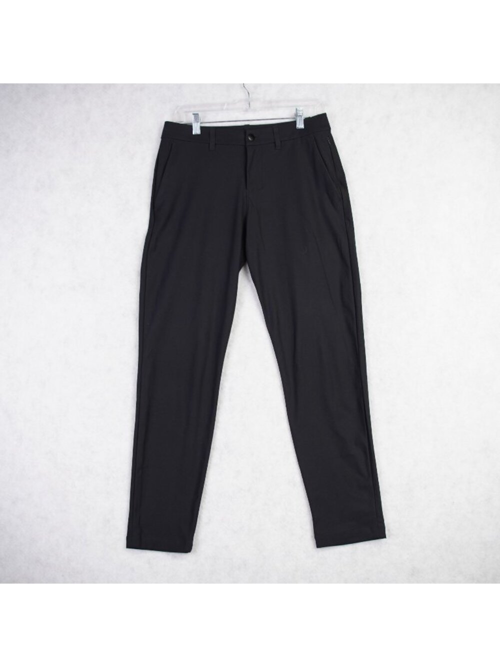 Lululemon Mens ABC Slim Trouser Pants 28x28 Black Warpstreme Performance LM5AQYS